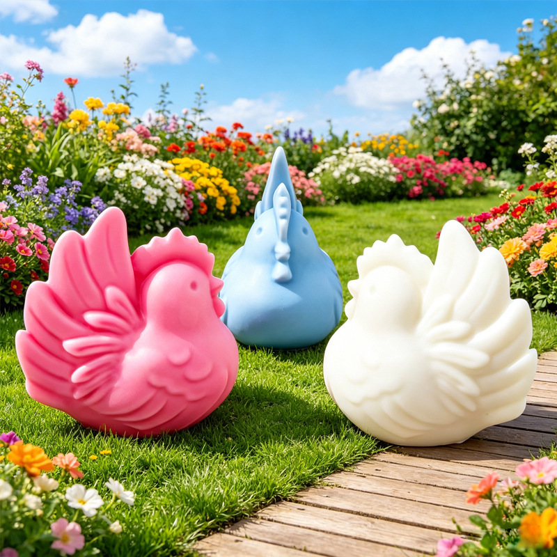 Candle Supplies Storage - Cartoon Hen Silicone Candle Mold, 3D