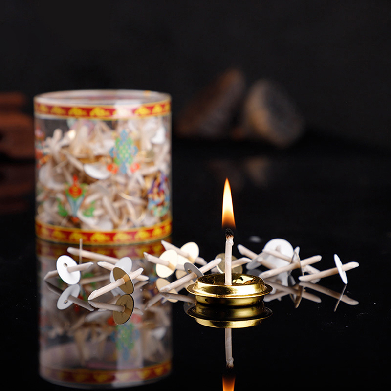 [E] 200Pcs/Box Oil Lamp Wick M - Candle Oil Supplies ulasan dan harga