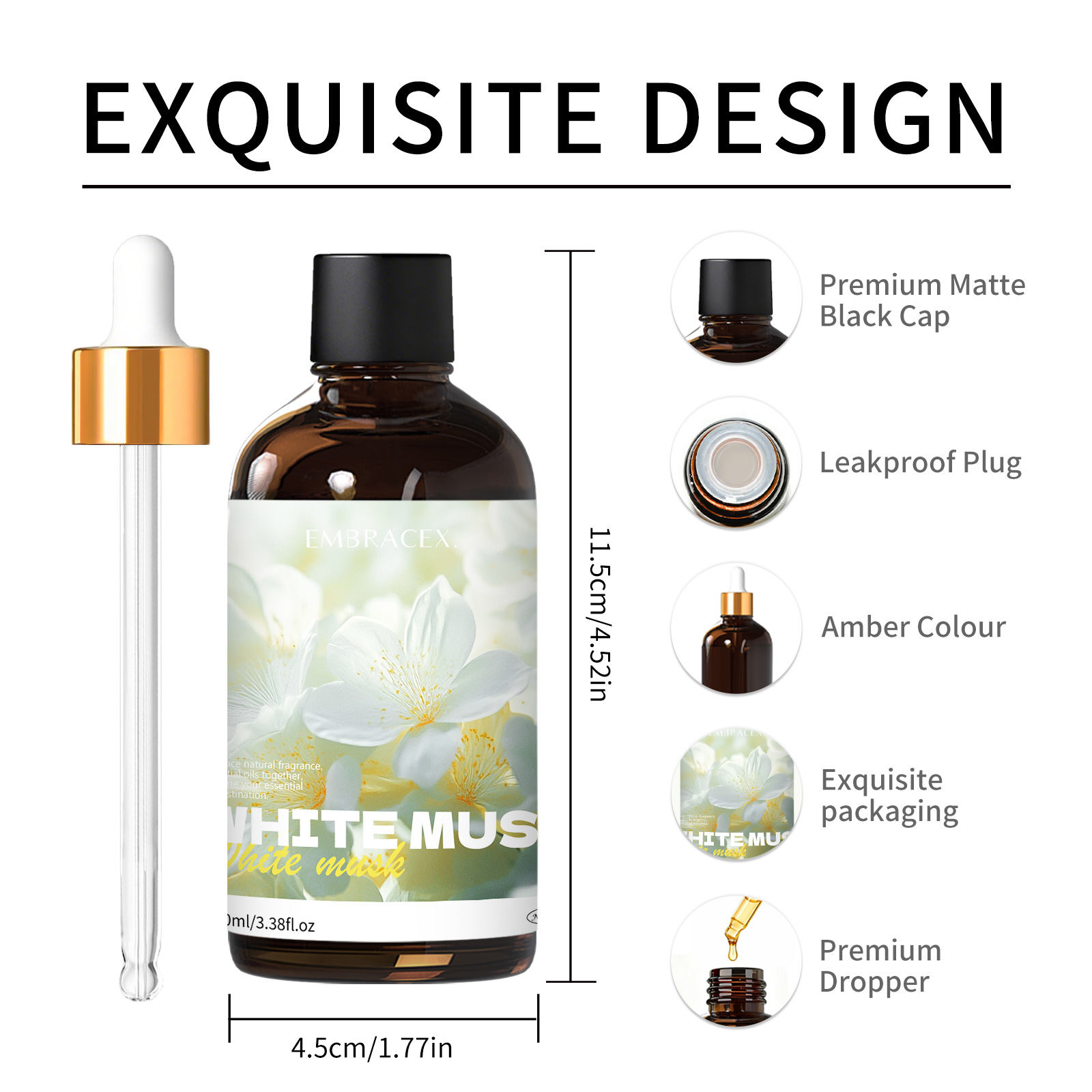 100ml White Musk Fragrance Oil - Candle Oil Supplies ulasan dan harga