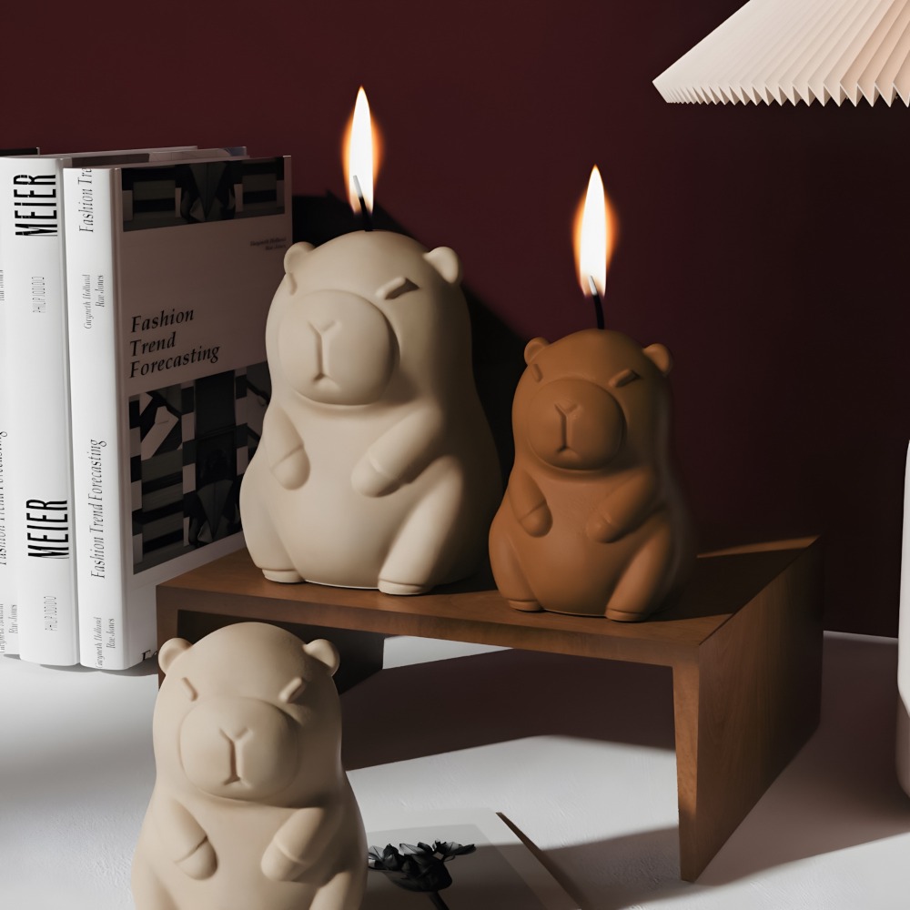 Standing Capybara Scent Candle - Candle Supplies Storage ulasan dan harga
