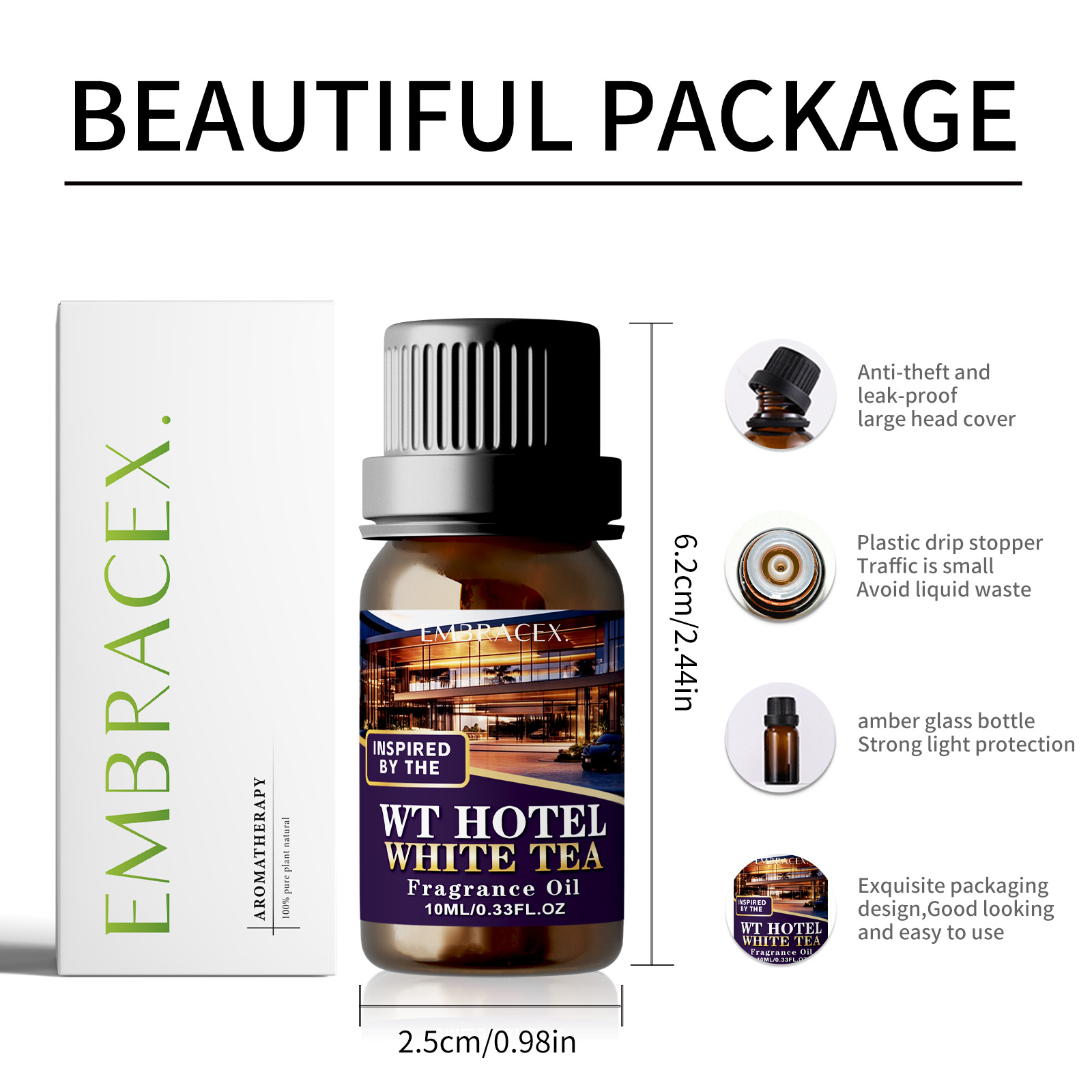 10ml Hotel White Tea Fragrance - Fragrance Oil 10Ml ulasan dan harga