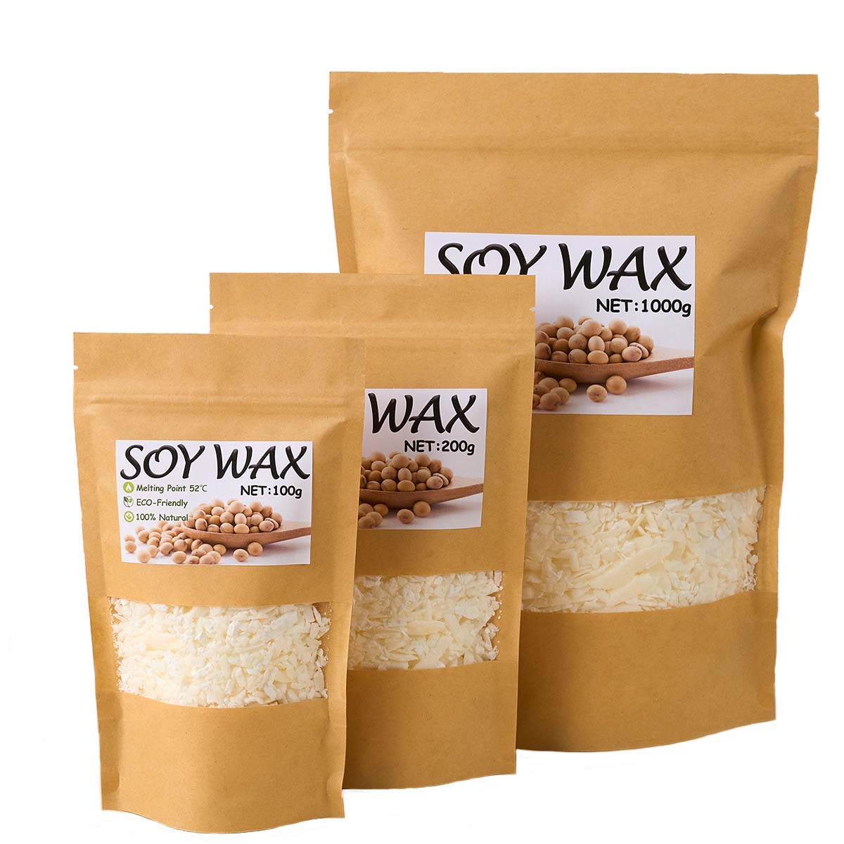 1 Pounds Pure White Soy Wax Fo - Candle Supplies Storage ulasan dan harga