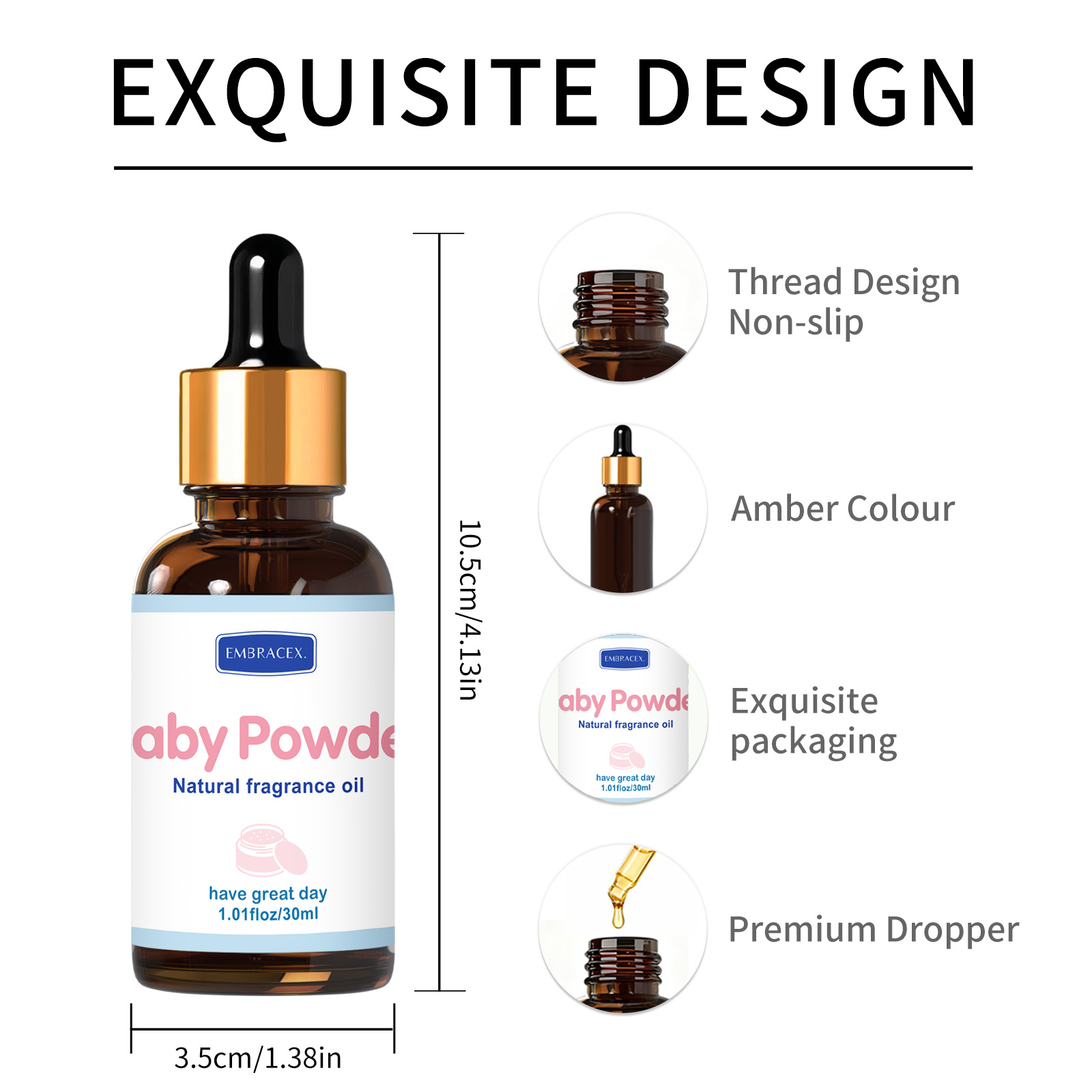 30ml Baby Powder Fragrance Oil - Candle Oil Supplies ulasan dan harga