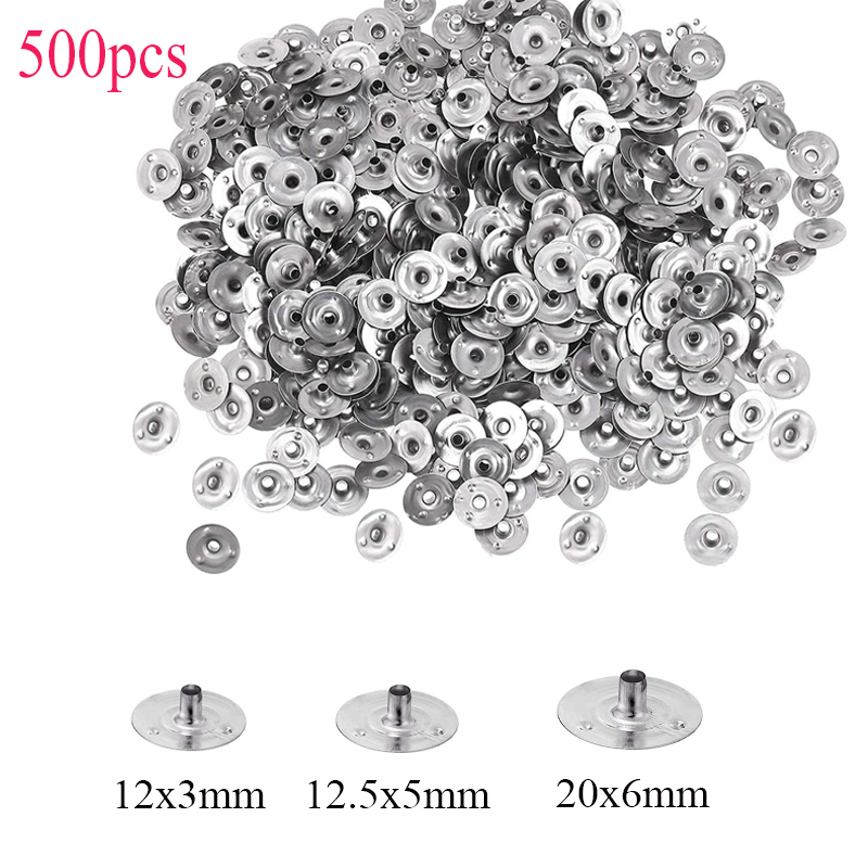 500 Pieces Candle Wick Metal S - Candle Supplies Storage ulasan dan harga