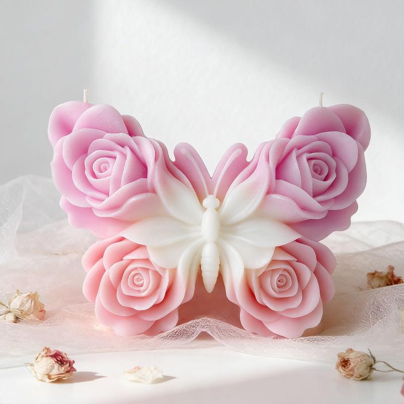 DIY Rose Butterfly Form Silico - Candle Supplies Storage ulasan dan harga