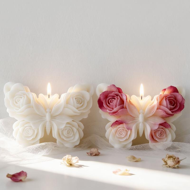 DIY Rose Butterfly Form Silico - Candle Supplies Storage ulasan dan harga