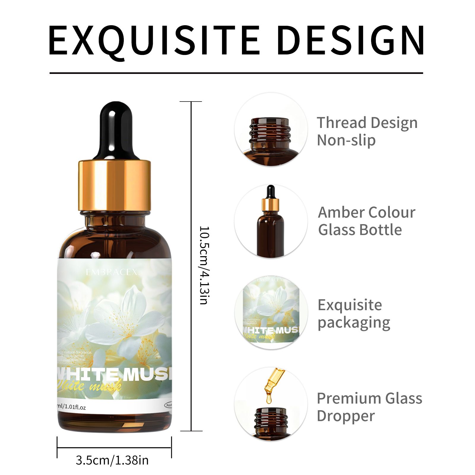 30ml White Musk Fragrance Oils - Candle Oil Supplies ulasan dan harga