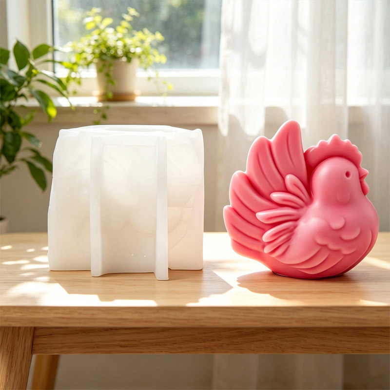 Cartoon Hen Silicone Candle Mo - Candle Supplies Storage ulasan dan harga