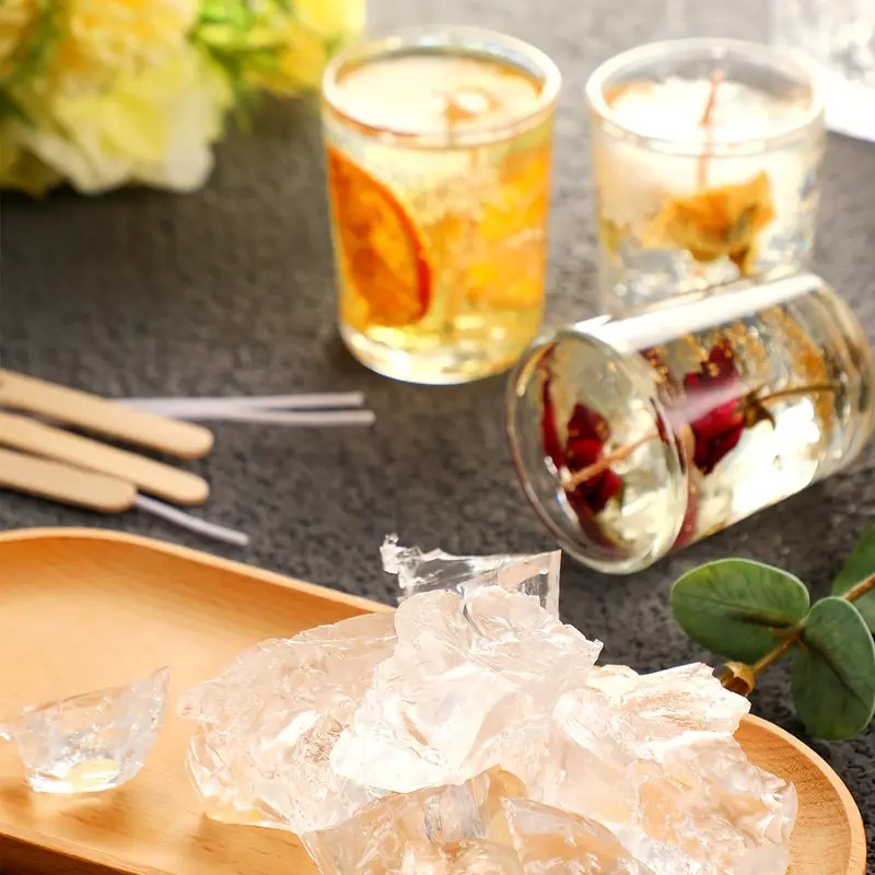 Transparent Crystal Wax, Jelly - Candle Supplies Storage ulasan dan harga